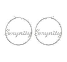 Load image into Gallery viewer, Custom Hoop Earrings