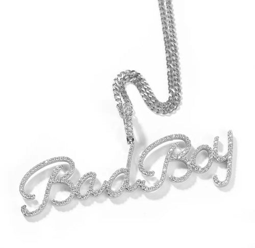 Icy Custom Script Necklace