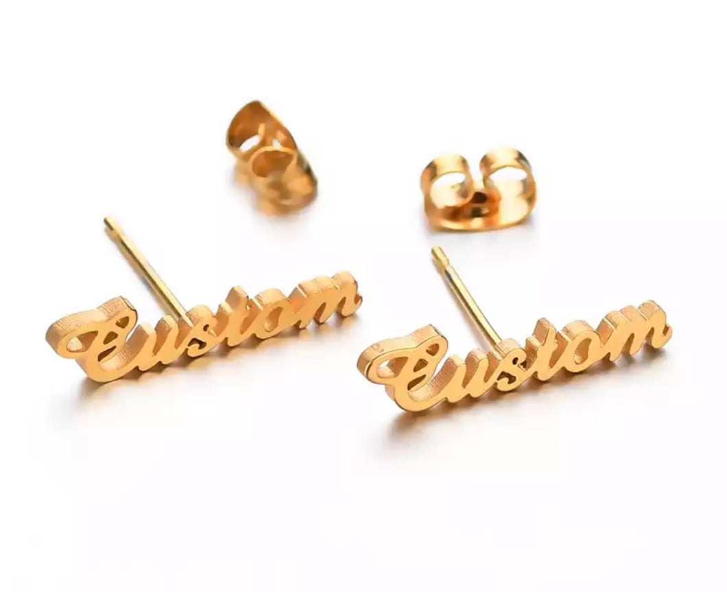 Custom Stud Earrings